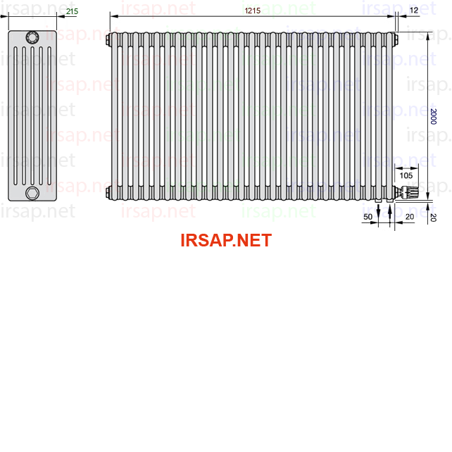 Радиатор IRSAP Tesi 62000/27 T26 CL 01